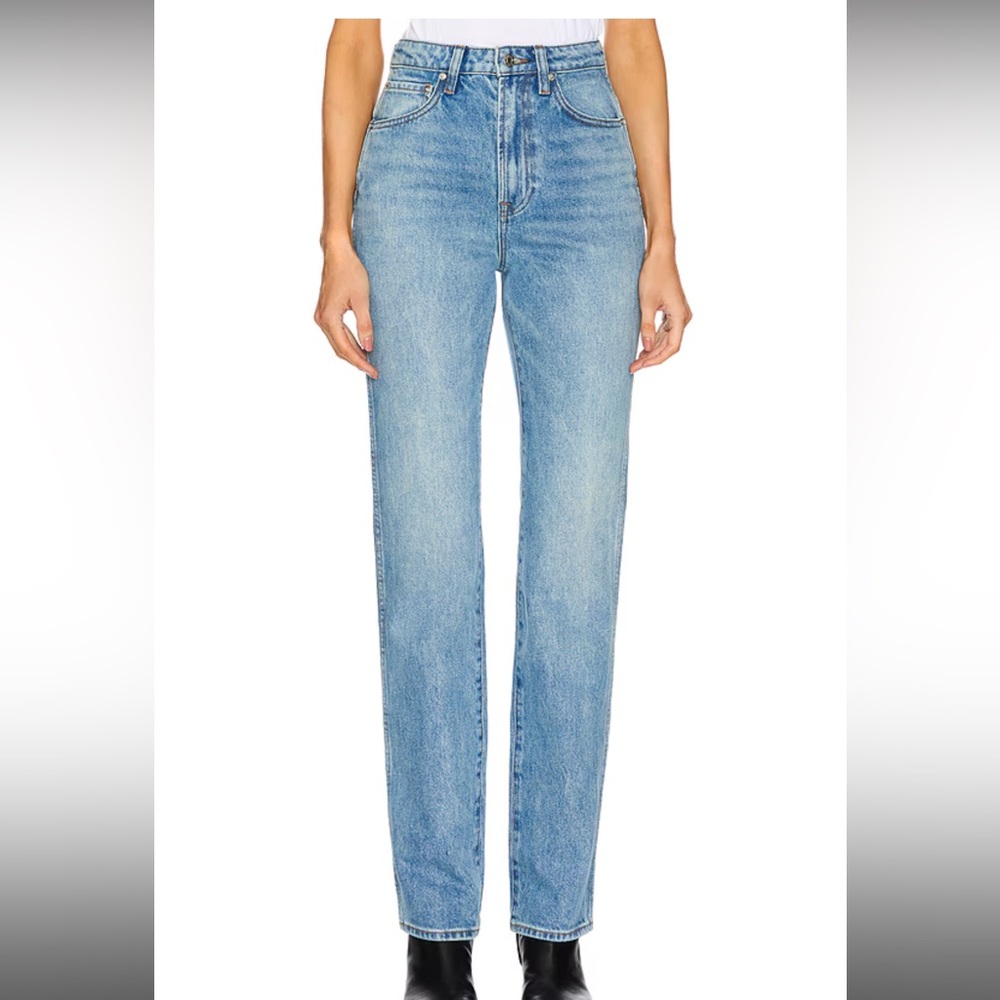 GRLFRND Sara Super High Rise Slim Straight